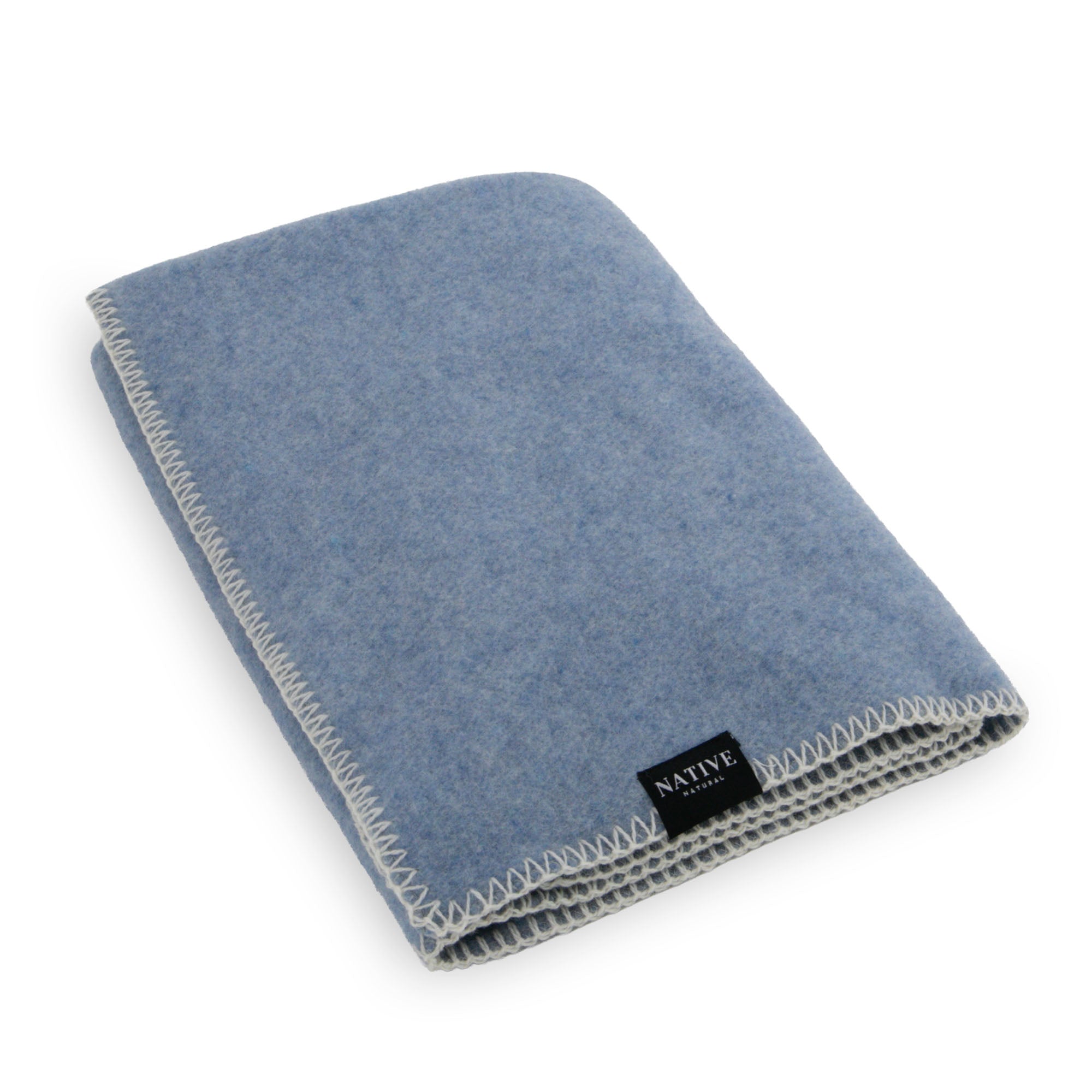 Baby Blue Wool Blanket